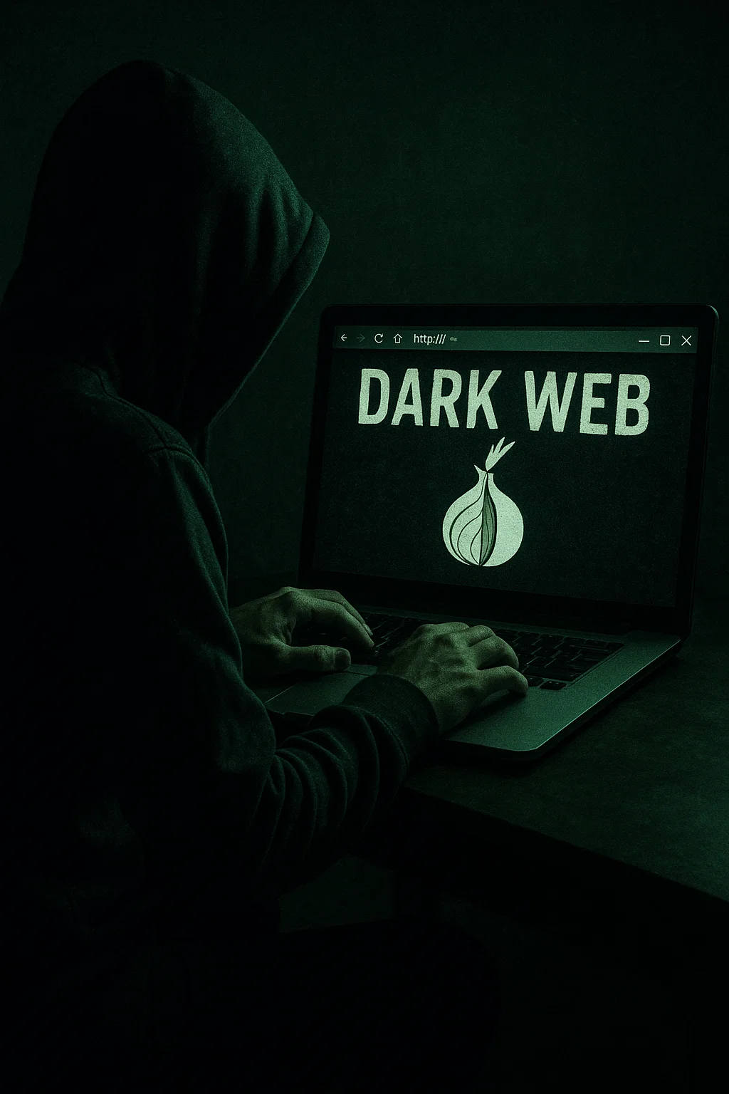 Illustration of darknet activities and risks
